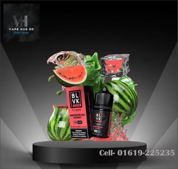 BLVK BAR Watermelon Gummy Ice- Nic Salt- 30ML