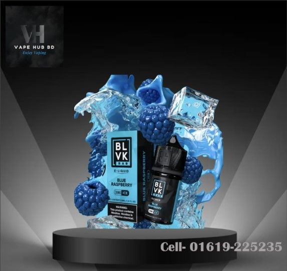 Blvk BAR Blue Raspberry Ice Nic Salt- 30ML