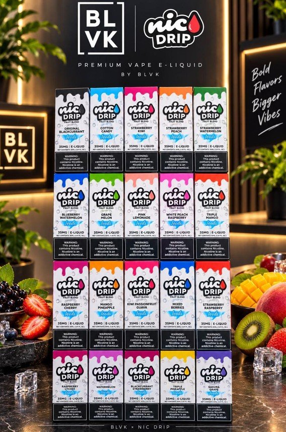 BLVK Nic Drip Fruit Blend Nic Salt