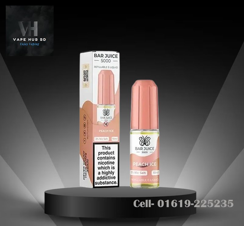 BAR JUICE PEACH ICE-NIC SALT -30 ML