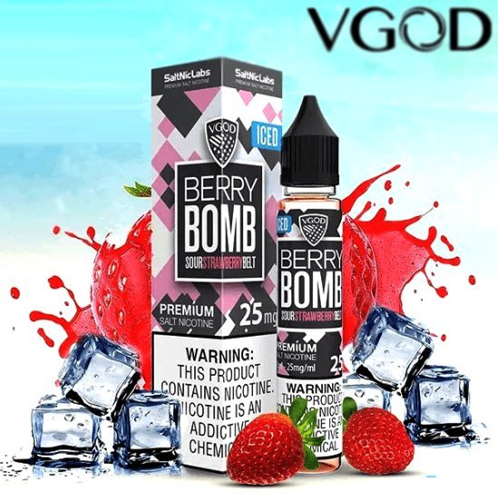 Vgod Berry Bomb Ice- Salt Nic 30ML