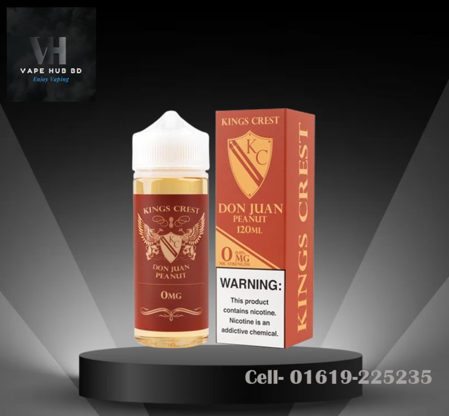 Kings Crest Don Juan Peanut -120ML