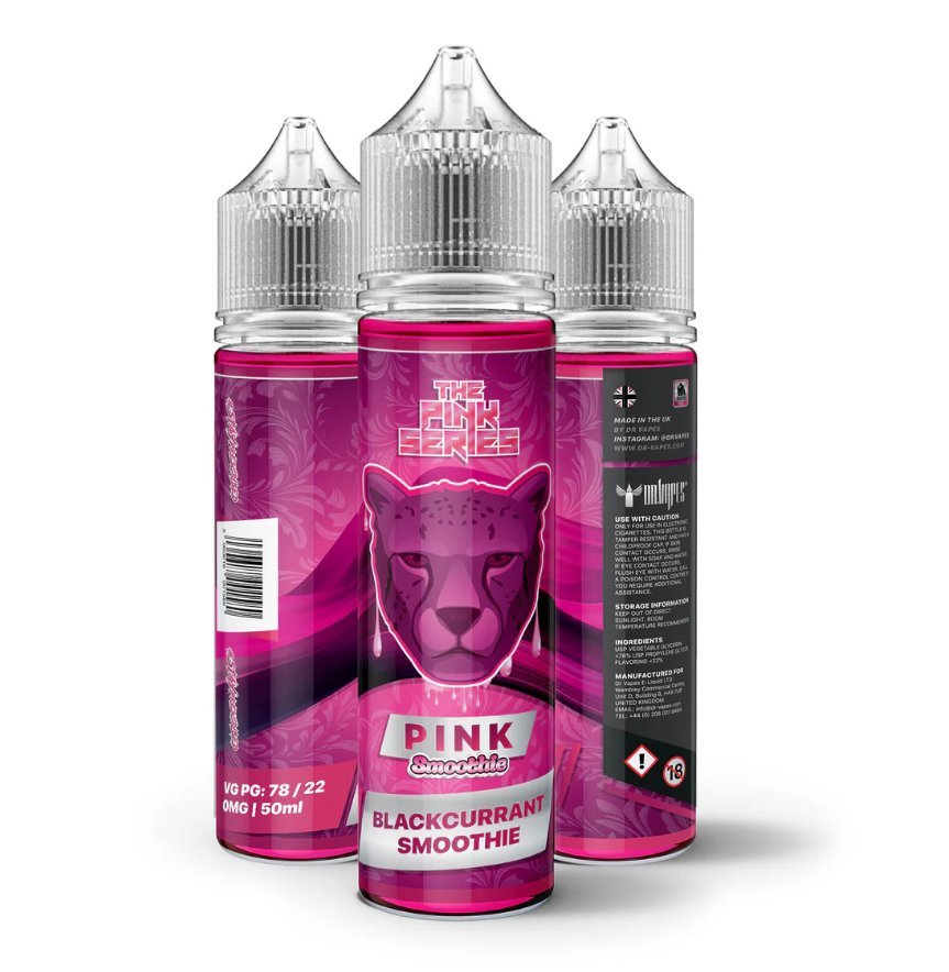 The Panther Series- Pink Smoothie-Dr. Vapes- Freebase-60 ML