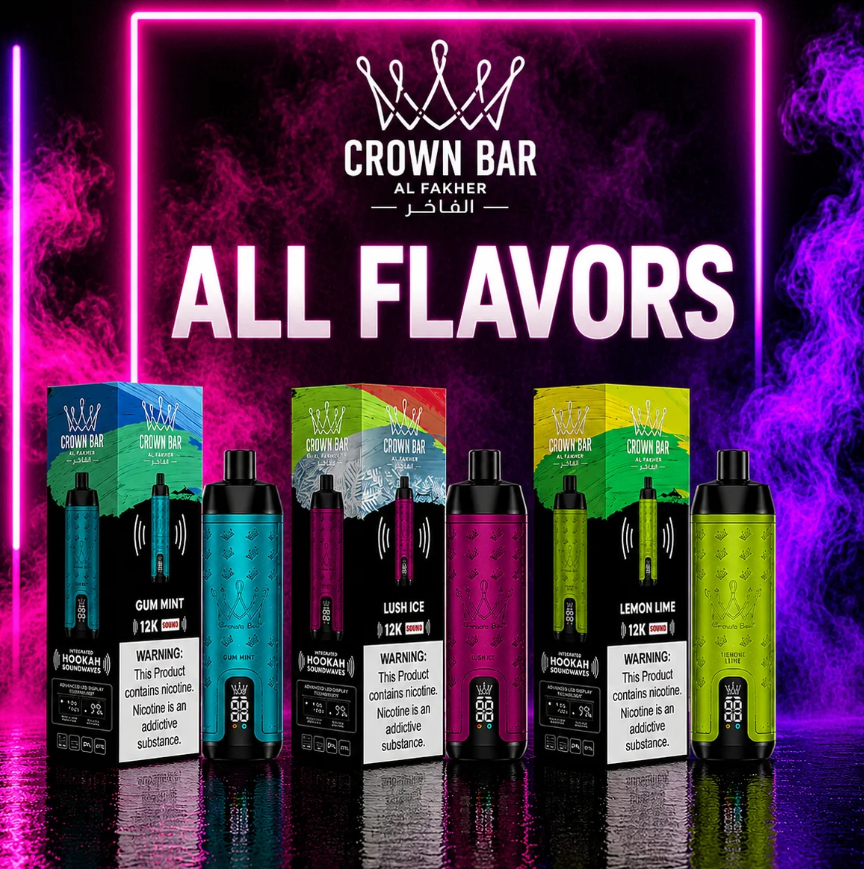 HOOKAH Crown Bar Disposable Vape 12K Puffs- Dubai