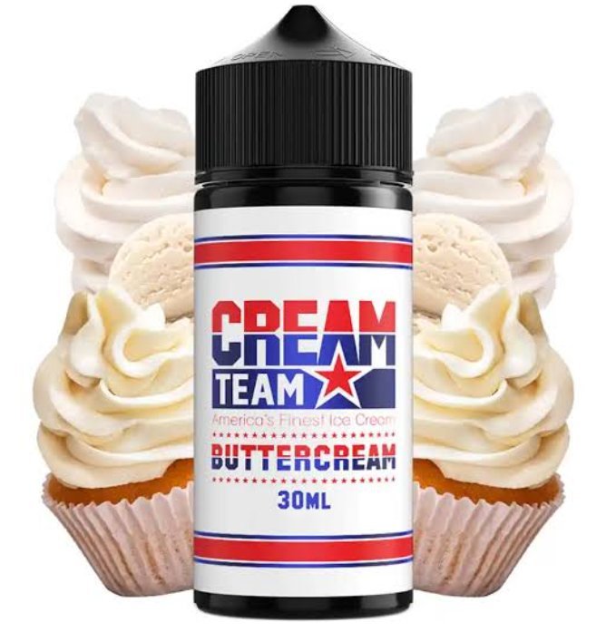 CREAM TEAM BUTTER CREAM BY Kings Crest- 100 ML