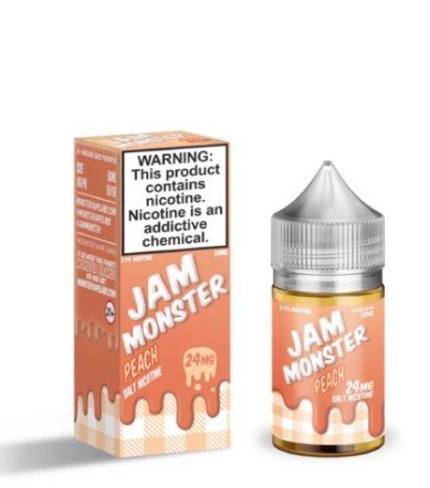 Jam Monster Peach Salt Nic By Monster Vape Labs