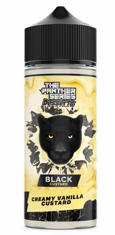 The Panther Series Desserts - Black Custard - Creamy Vanilla Custard 60 ML