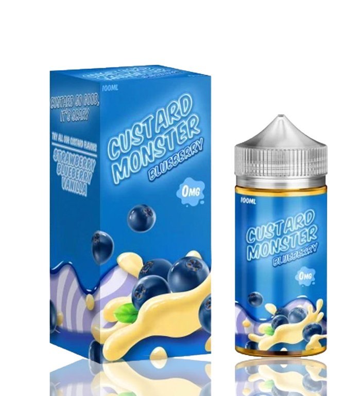 Custard Monster Blueberry E- Liquid 100ml