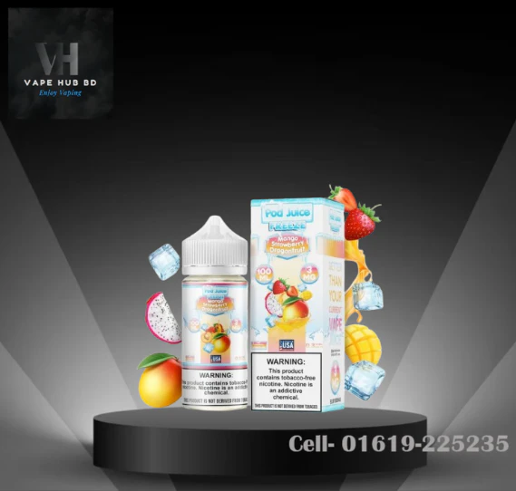 Pod Juice Freeze Mango Strawberry Dragon fruit- 100ml