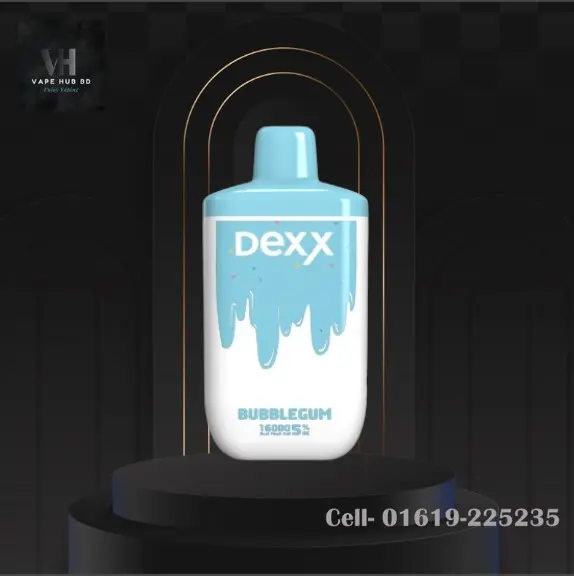 Dexx Bubblegum 16K PUFFS DISPOSABLE VAPE