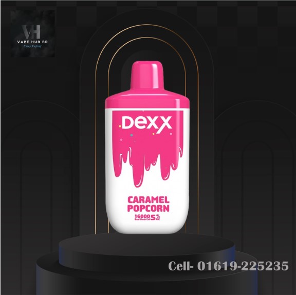 Dexx Caramel Popcorn 16K PUFFS DISPOSABLE VAPE