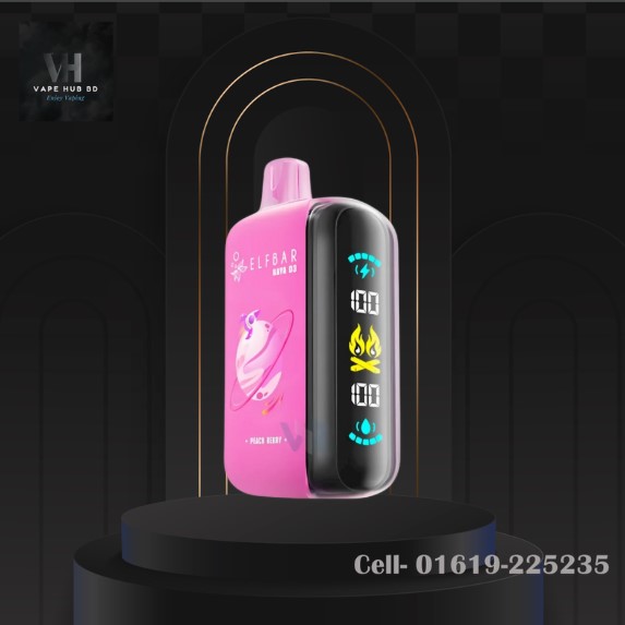 Peach Berry 25K Puffs By Elfbar Raya D3