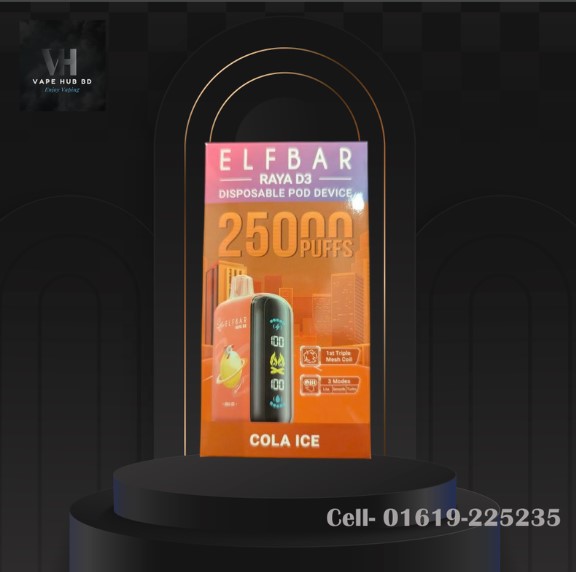 Cola Ice 25K Puffs By Elfbar Raya D3